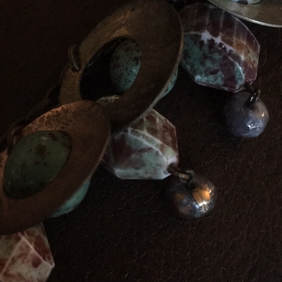 Turquoise Beaded Chain Necklace - Picture 9 of 9